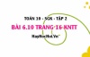 Bài 6.10 trang 16 Toán 10 tập 2 Kết nối tri thức
